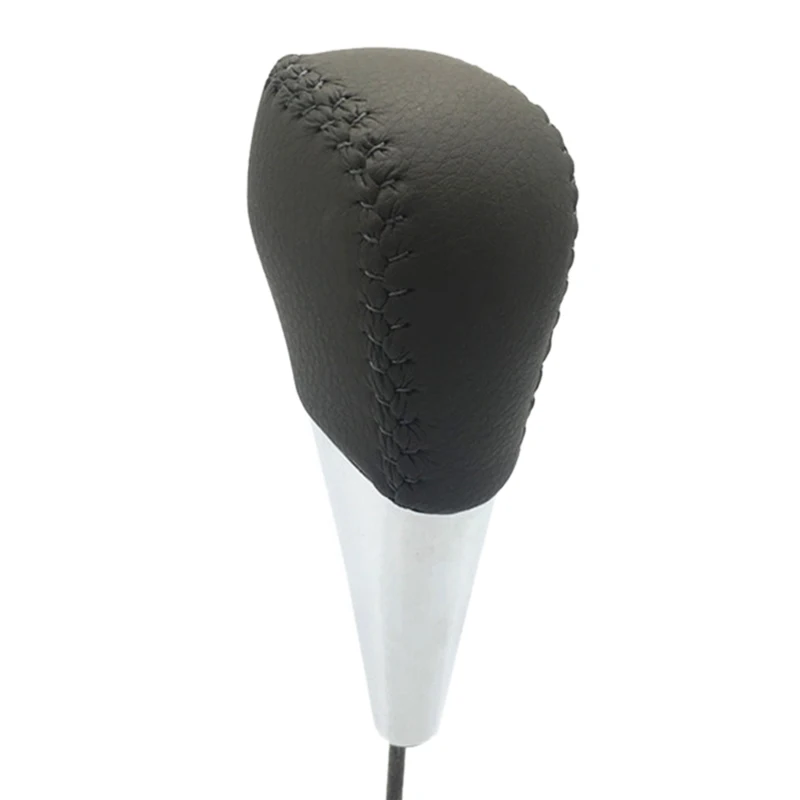 AT Car Leather Wrap Shift Gear Knob for TOYOTA Highlander Camry Avalon 2007-2013
