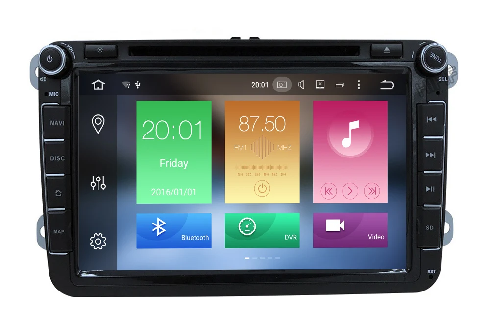 Flash Deal IPS DSP Android 9.0 2 din multimedia PLAYER For VW passat CC 3C b5 b6 golf 5 6 polo tiguan Turan Seat Altea Toledo BORA RADIO 11
