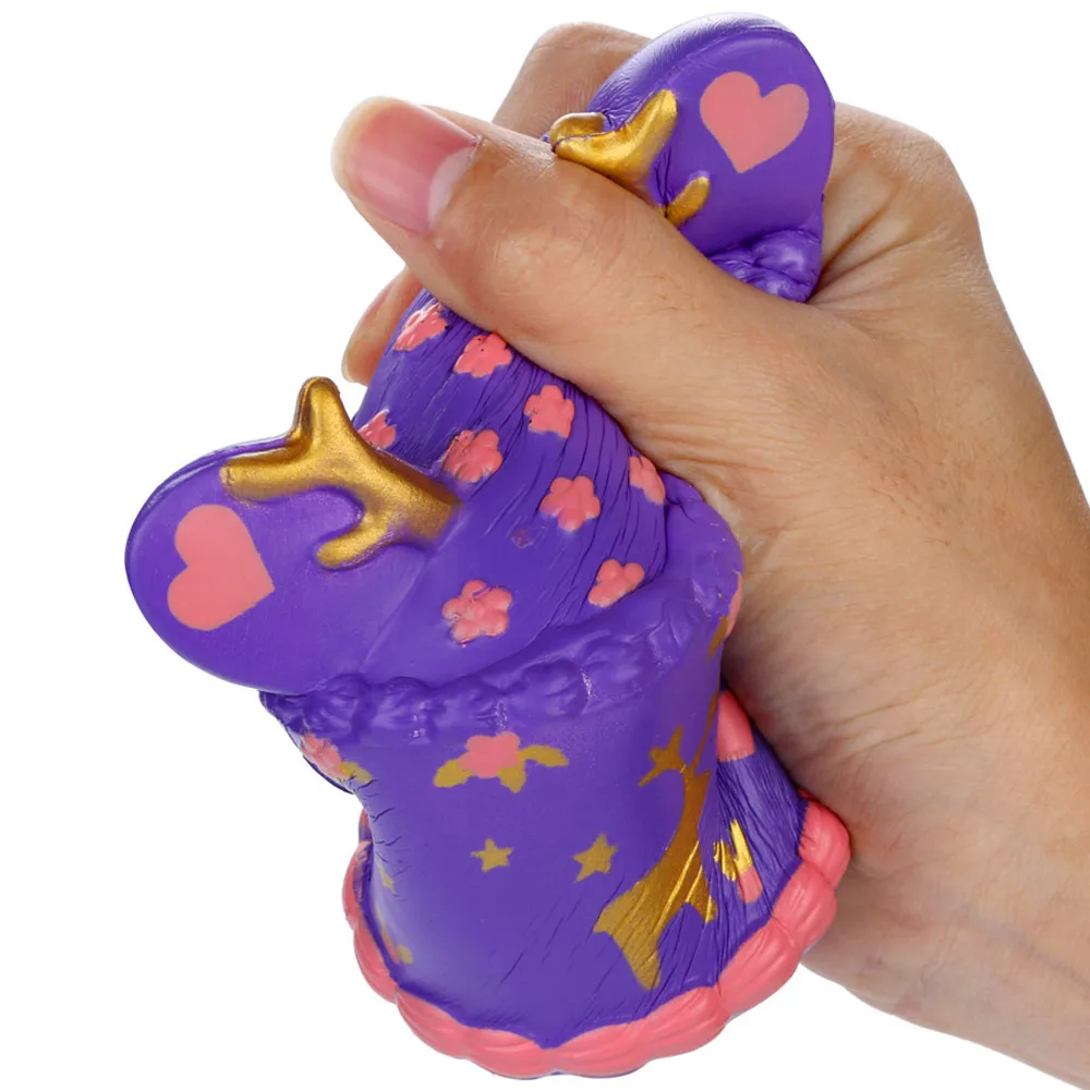 Squishies олень торт супер медленно поднимающиеся фрукты Ароматические сжимают
