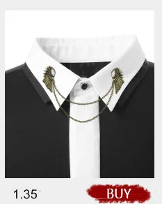 Retro Mode Broschen Punk Schädel Hemd Kragen Stifte Männer Und Frauen Steampunk Charme Palme Universal Retro Kette Brosche Großhandel Hff124Dc886D74B6Cab7C4A58872Eed393