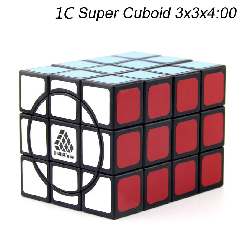 Cuboid Super 3x3x3 3x3x4 3x3x5 3x3x6 3x3x7 волшебный кубик головоломки Скорость головоломки сложные Развивающие игрушки для детей - Цвет: Super 3x3x4 00 B