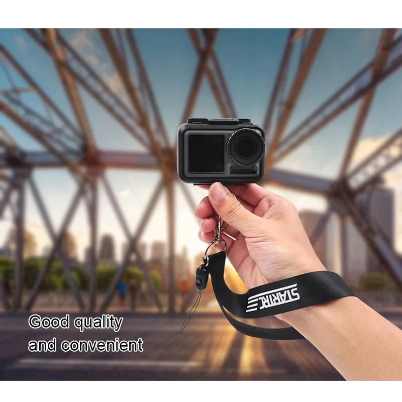 ABKT-camera Lanyard для STARTRC DJI OSMO Action Neck Strap или Wrist Rope портативный Lanyard camera Lanyard аксессуары