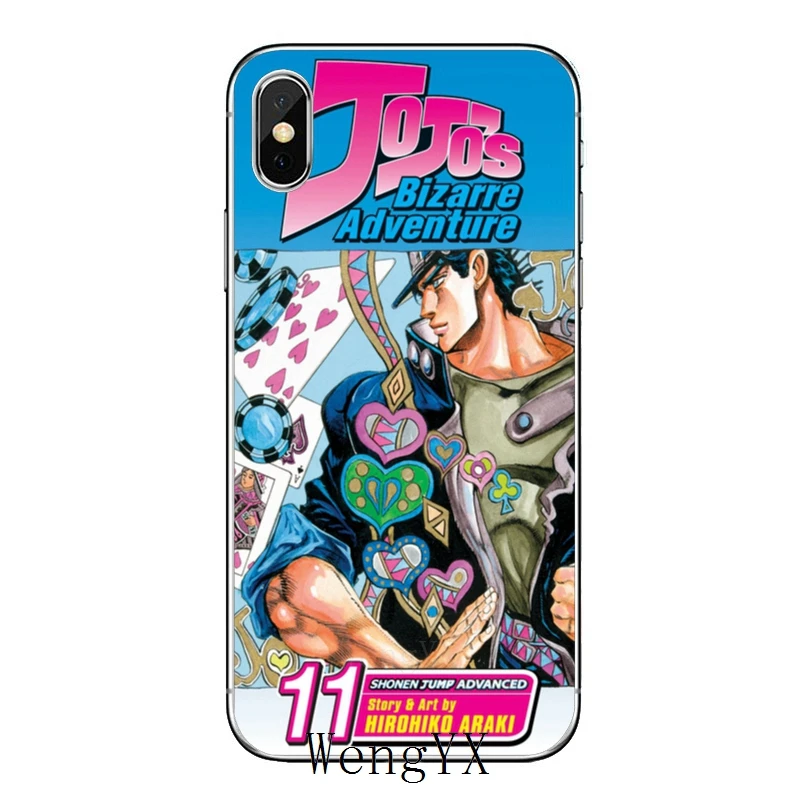 JoJo невероятное приключение для iPhone 11 pro XR X XS Max 8 7 6s plus SE 5S 5c iPod Touch 5 6 прозрачный чехол - Цвет: Adventure-A-10