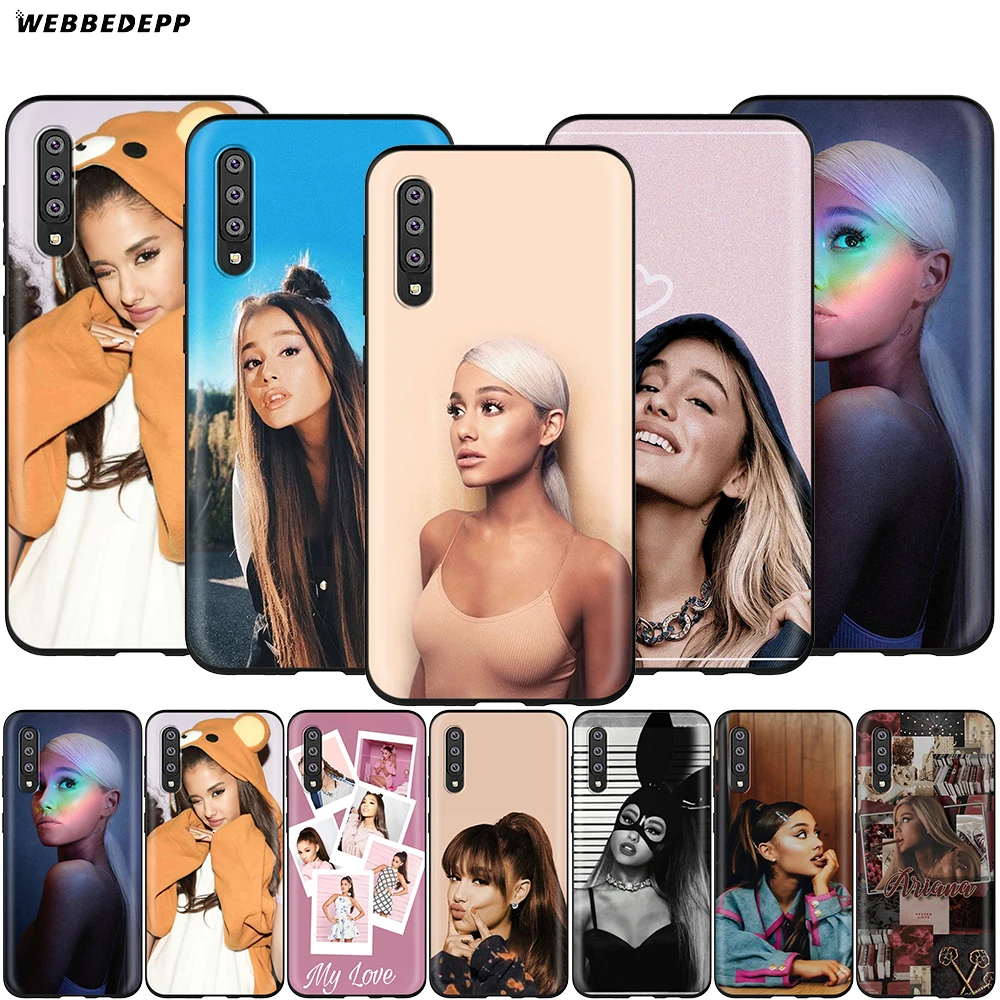 

Webbedepp Ariana Grande Lovely Case for Samsung Galaxy S7 S8 S9 S10 Plus Edge Note 10 8 9 A10 A20 A30 A40 A50 A60 A70