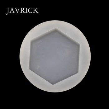 

DIY Hexagon Bottom Trays Resin Silicone Mold Craft Tool DIY Pendant Necklace Accessories Jewelry Making Tool