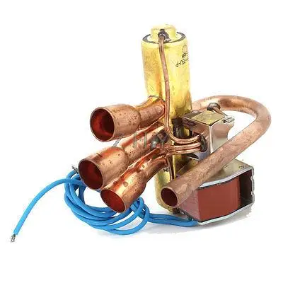 

SHF Series 4 Way 3 Positions Reversing Valve 50/60Hz Solenoid Coil AC220V