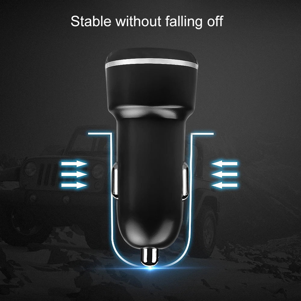 Зарядное устройство Kebidu с двумя usb-портами, быстрое автомобильное зарядное устройство QC3.0, быстрая зарядка для Xiaomi, huawei, samsung, Note, автомобильное зарядное устройство, 5 В, 2 А