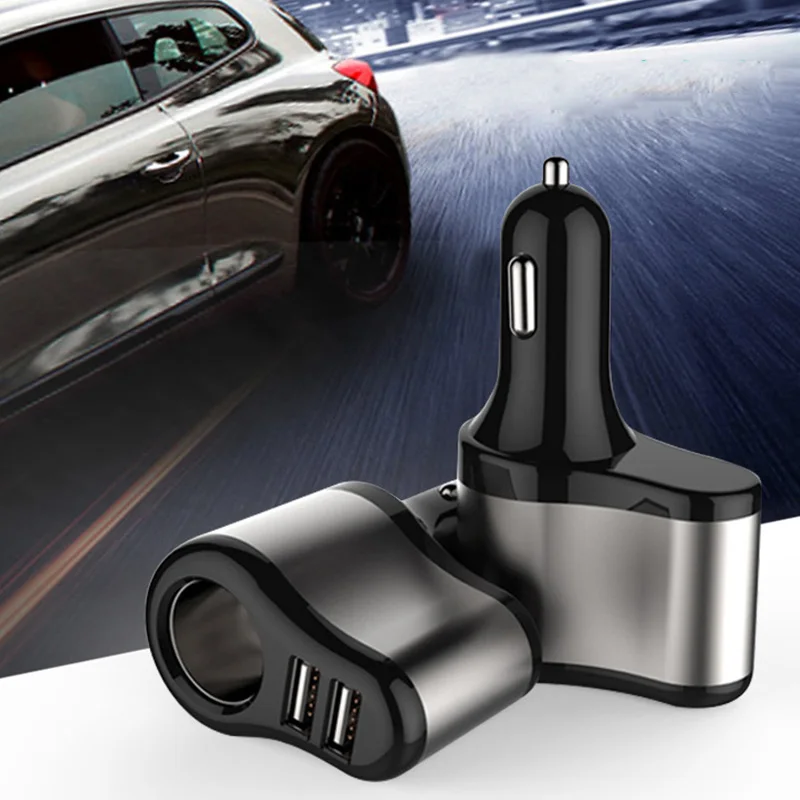 Двойной USB прикуриватель автомобильное зарядное устройство разветвитель
