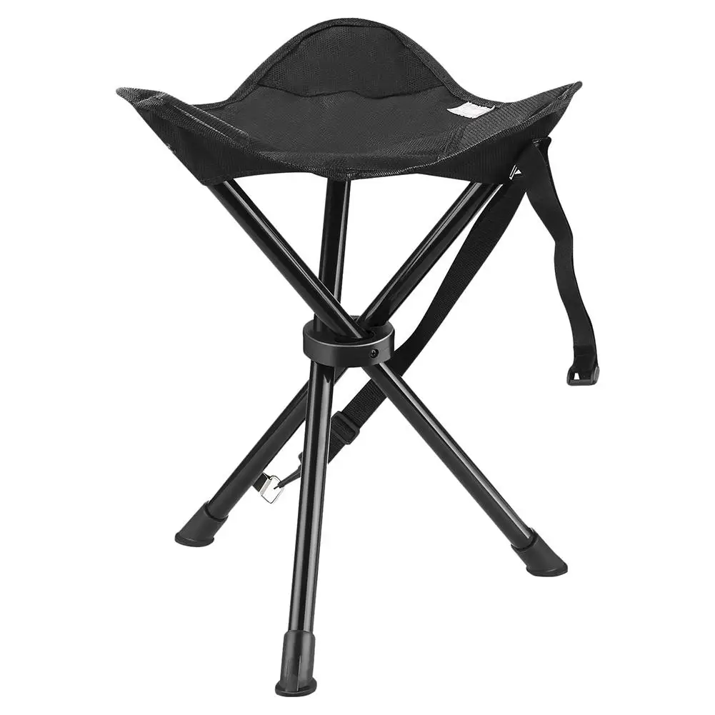Portable Camping Fishing Travel Foldable Tripod Folding Seat Stool Chairs 