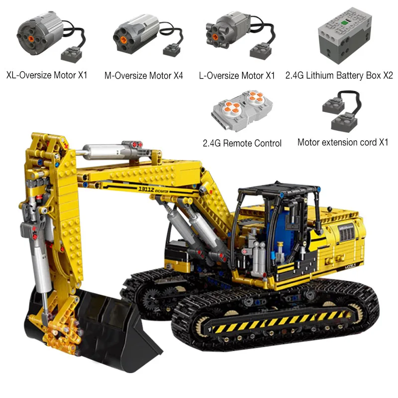 motorized excavator toy