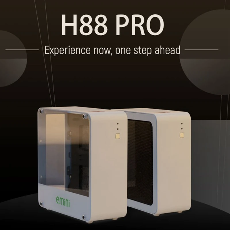 H88 Pro Mini ITX чехол алюминиевое цельное шасси Настольная материнская плата для