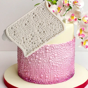 

New gorgeous pearl cake lace silicone mold Sugarcraft