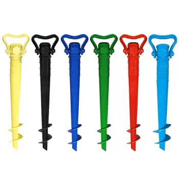 

Outdoor Stretch-Stand-Holder Sand Screw Ground-Anchor Parasol AnchorWithstands Winds Up To 30-miles Per Hour 39x10CM Dropship