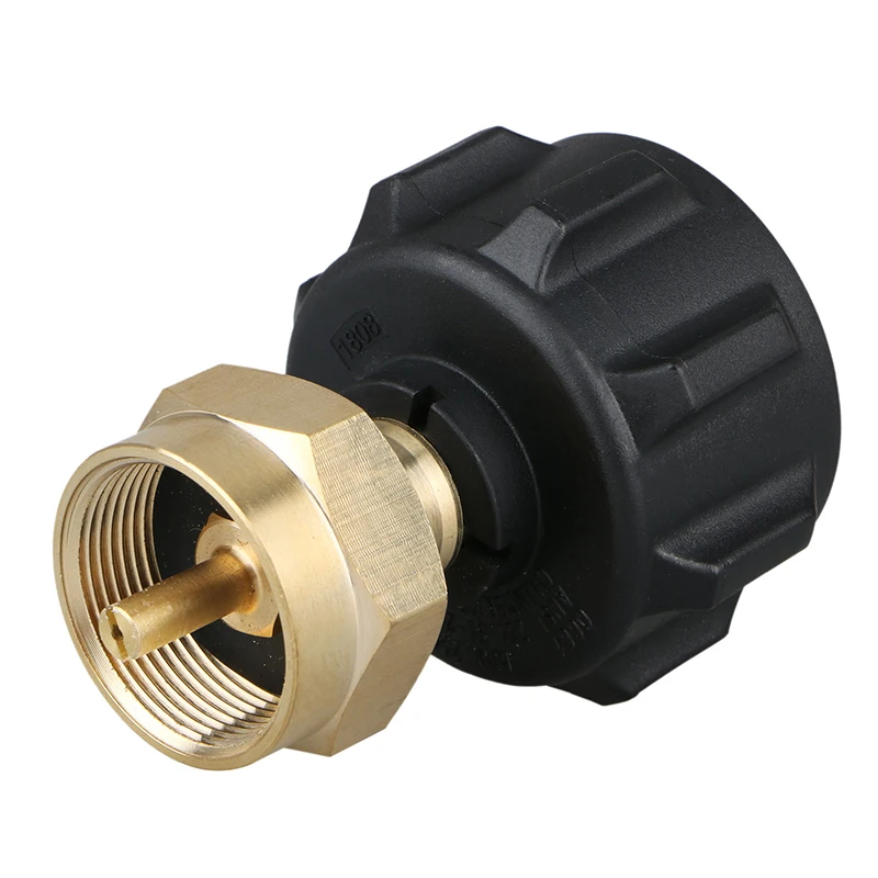 

Practical And Durable Propane Refill Adapter Lp Gas Cylinder Tank Coupler Heater Bottles Adaptor QCC1 High Quality Brass