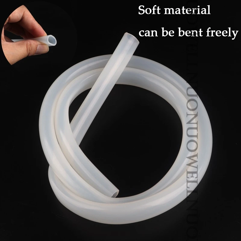 5m Silica Gel Hose I.D 2-32mm Heat Resistant Aquarium Silicone Tube Flexible AirPump Soft Pipe Automobile Fuel Tank Vacuum Hose