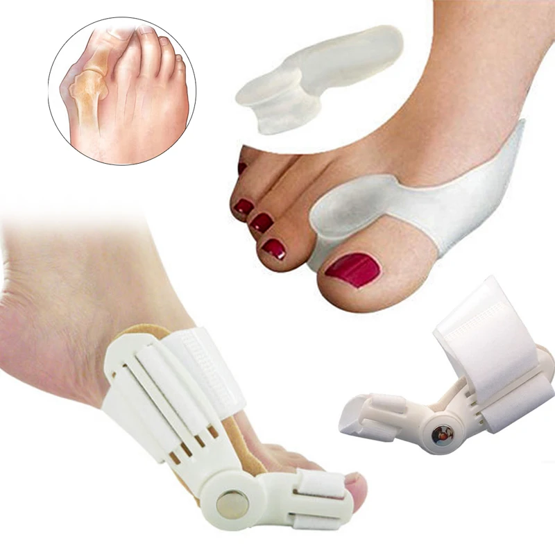 Bunion Splint Big Toe Straightener Corrector Foot Pain Relief Hallux Valgus Correction Pedicure Tools Cushion Pad Foot Care Tool