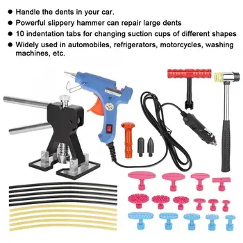 

dent remover tool 36pcs/Set Dent Removal Repair Kit Puller with 12V 20W Car Charger Glue Gun Tool tools for the car