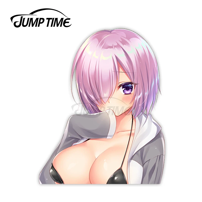 Jump Time Fate Grand Order Mash Kyrielight (Shielder) 11 12 3 большая голова аниме Peeker виниловая наклейка Waifu