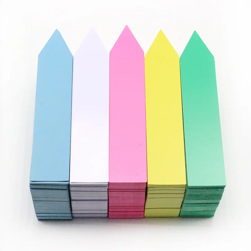 

5 X 1 cm Long Plastic Plant Seed Labels Pot Marker Nursery Garden Stake Tags 100pcs/set