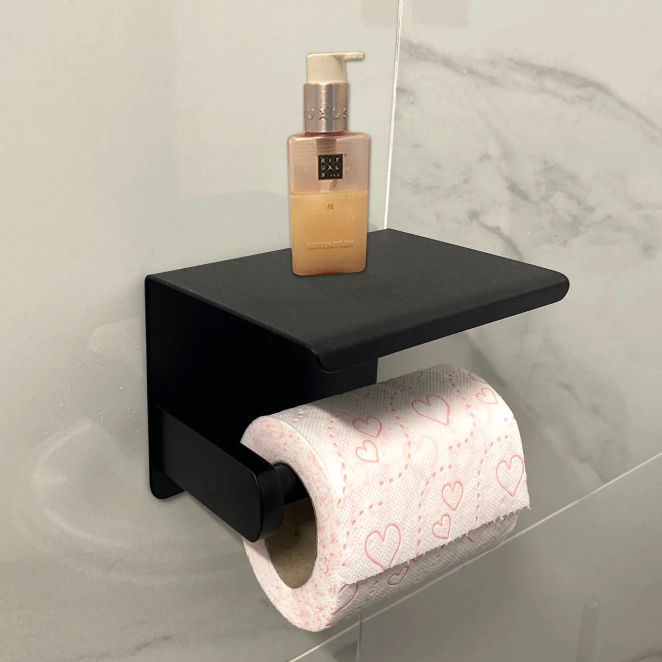 Soporte de papel higiénico de acero inoxidable para baño, montaje en pared, soporte de papel de váter para teléfono, estante, accesorios para rollo de toalla