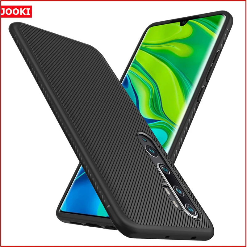 JOOKI противоударный силиконовый чехол из углеродного волокна для Xiao mi Red mi Note 10 ультратонкий мужской кожаный чехол для Xiaomi mi CC9 Pro Роскошный чехол