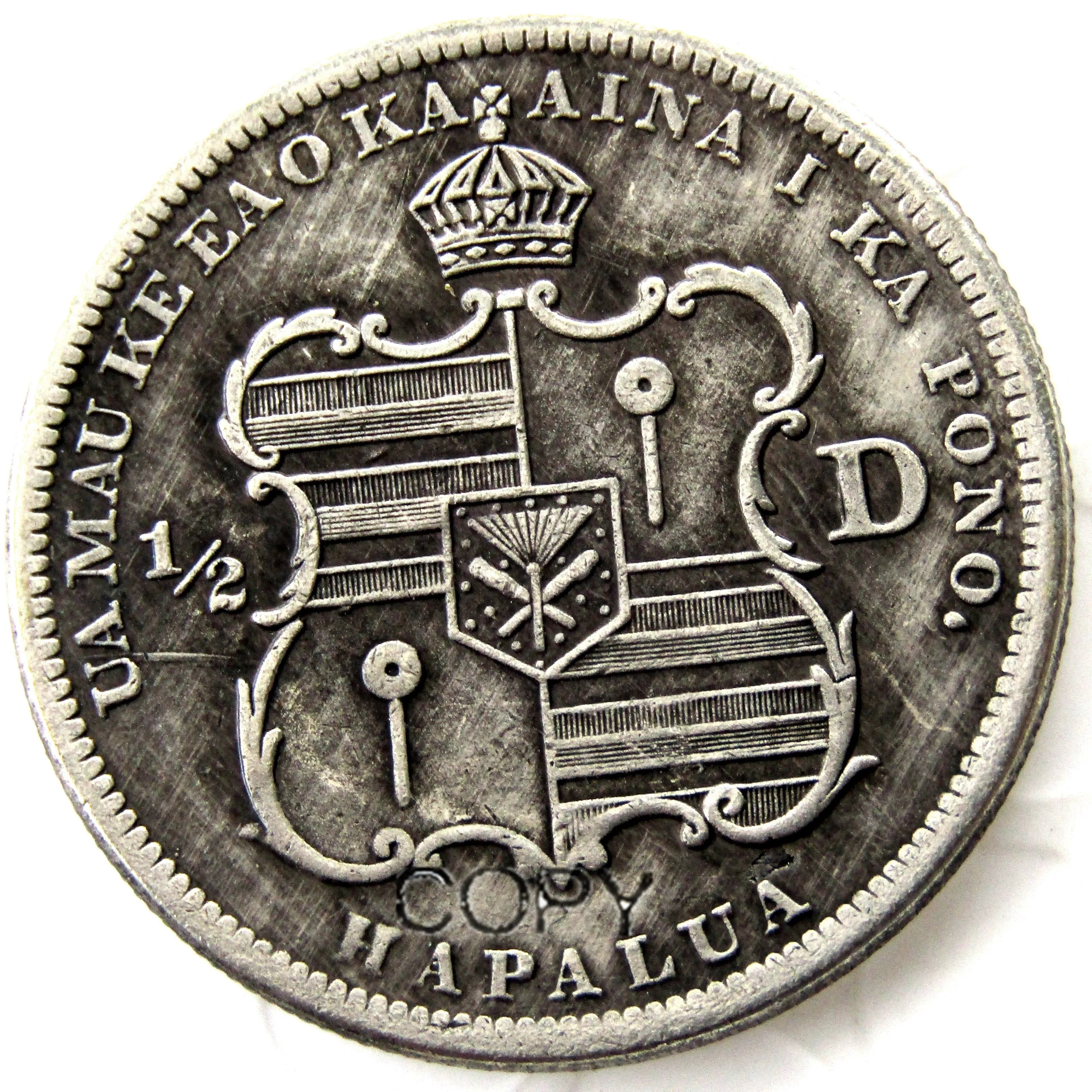 1883 Гавайи копия доллара монеты посеребренные