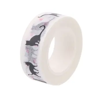 

Hallowmas Cat Washi Tape Diy Decoration Scrapbooking Planner Masking Tape Adhesive Tape Stationery