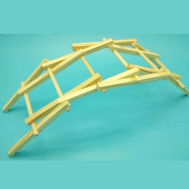 3D древняя архитектурная модель DIY оборудование Арка мост Модель технология деревянная головоломка для детей подарок
