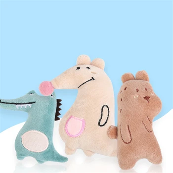 

Cartoon Cat Toys Cute Animal Shape Pet Plush Bite Resistant Funny Catnip Toy Kitten Chew Teeth Interactive Grinding Small Pets