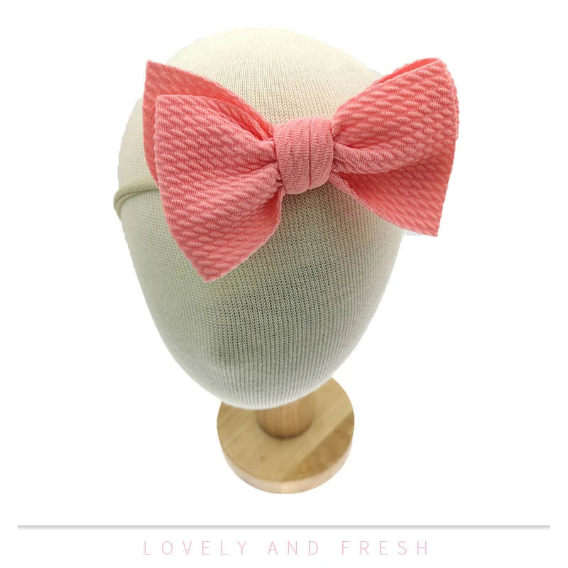 5pcs/lot Baby Bowknot Headband Girls Bows Haarband Comfort Infant Princess Headdress Baby Girl Turban Headwear Hair Accessories