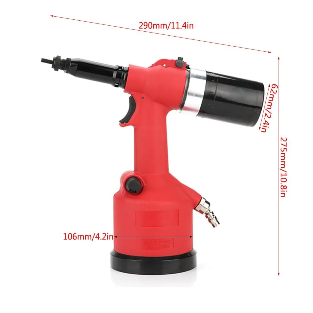 

Pneumatic Rivet Gun Rivet Gun M3-m12 Pull Nut Hex Wrench 1 Set Automatic Pneumatic Rivet Gun Nut Pistol Pneumatic Tools