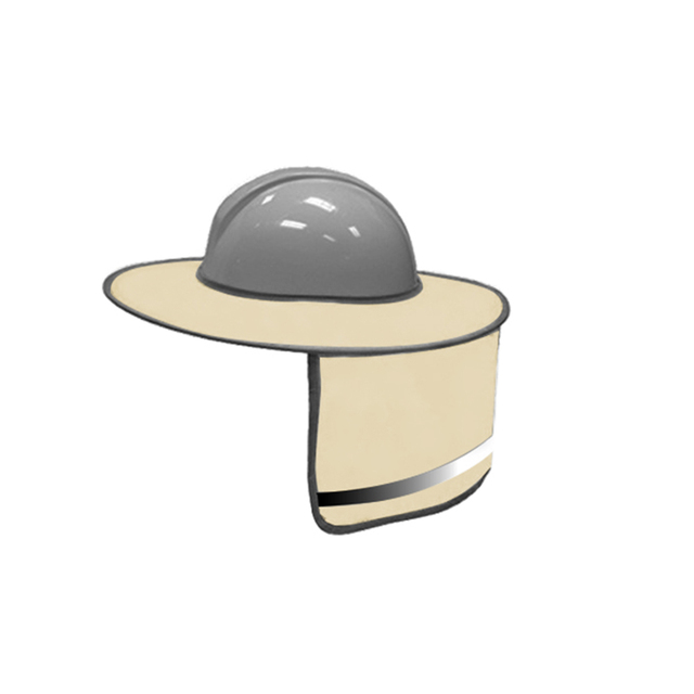 Reflective Sunshade for Hard Hats with Ventilation Holes Full Brim Neck Shield High Visibility Sun Visor for Workplace