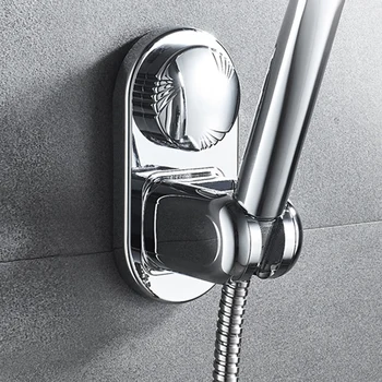 

Suction Cup Type Shower Head Stand Waterproof ABS Moisture-proof Wall Mount Bracket Suitable Home Bathroom Fixture Accessories