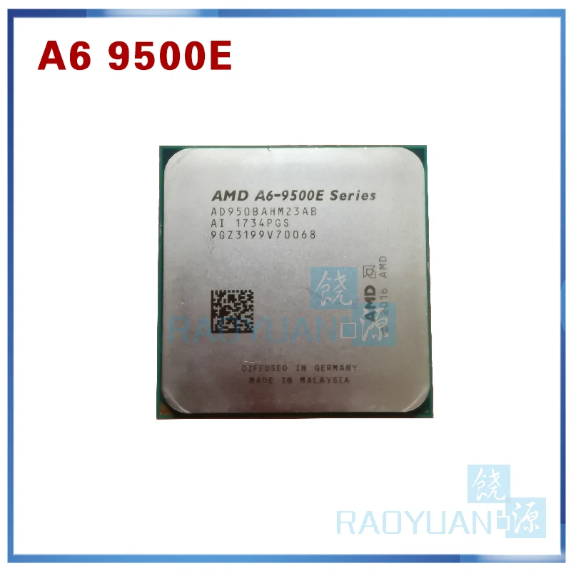 AMD A6-Series A6-9500E A6 9500E A6 9500 3,0 ГГц 35W двухъядерный Процессор процессор AD9500AHM23AB гнездо AM4