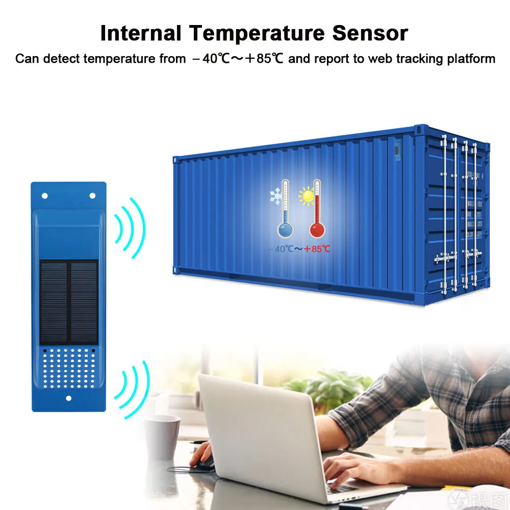 The Best 4G Container GPS Tracker Solar Tracking Device Terminal Global Roaming SIM 4-Year Long Standby Time China Factory Offer mini gps tracker