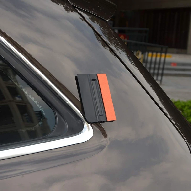 

Car Vinyl Wraps Tool Magnet Squeegee With Micro-Fiber Felt Edge Film Squeegee