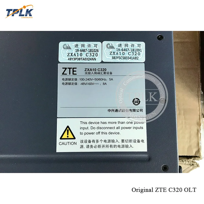 Горячая продажа ZTE C320 GPON EPON OLTwith 1GE SMXA/1 + 1 * PRAM 16 портов GTGH C плата (16 шт. SFP