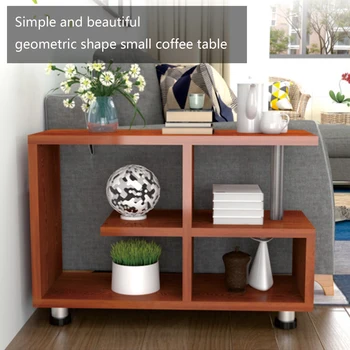 

Home Side Table Furniture 2 Tiers Side-End Table for Living Room Small Bedside Table Design End Table with Storage Shelf