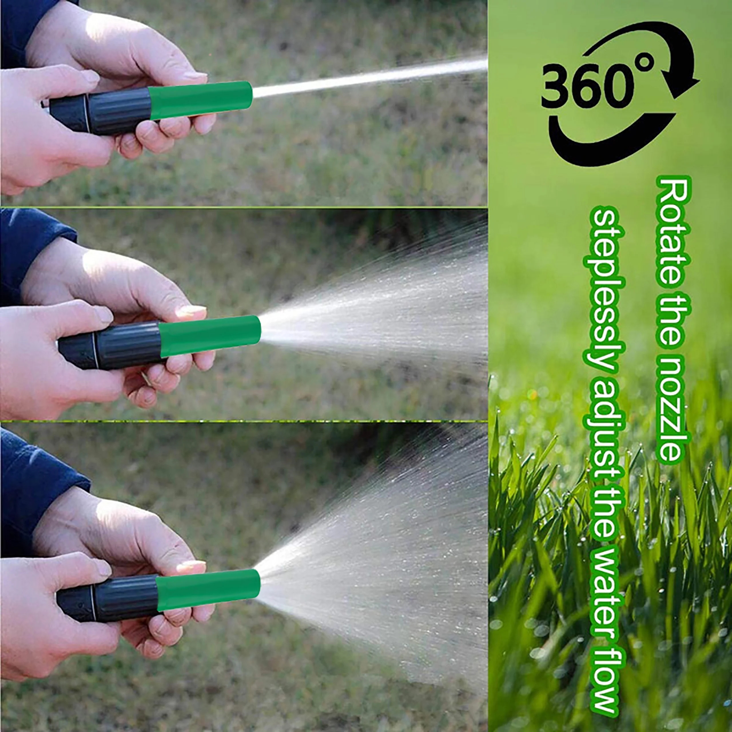 Water Gun Plastic Adjustable Water Gun for Garden Watering Sprinkler High-Pressure Car Washing Floor Cleaning Spray