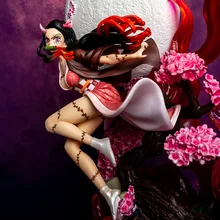  31cm Demon Slayer Anime Figure GK Kamado Nezuko Statue Adult Action Figure PVC Collectible Model Birthday Gifts Figurine 