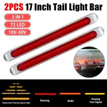 ^#Cheap 2Pc Submersible LED Trailer Tail Lights 12V 3 in1 Neon Halo Ring Tail Brake Stop Turn Light Sequential Flowing Signal Light Lamp ^#Cheap 2Pc Submersible LED Trailer Tail Lights 12V 3 in1 Neon Halo Ring Tail Brake Stop Turn Light Sequential Flowing Signal Light Lamp