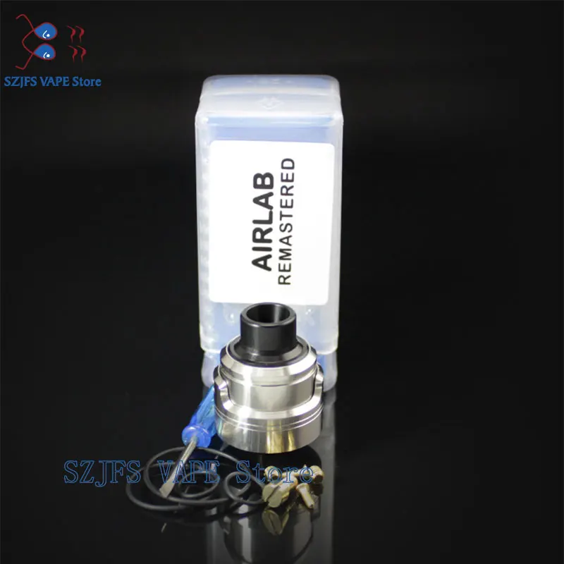 

SXK AIRLab RM Remastered RDA Style 316ss Rebuildable Dripping Atomizer with BF Pin Silver 22mm Diameter vs HAKU VENNA goon rda