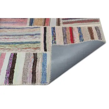 

Handmade Multicolor Vintage Patchwork Rug Area Rug 190x275 Cm-6'3''X9'0''