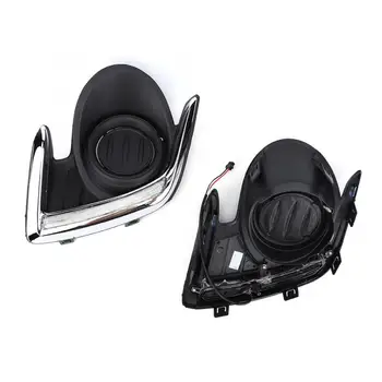 

running lights 1 Pair LED Daytime Running Light Driving Fog Lamp Fit for Mitsubishi Attrage Mirage G4 Bulbs