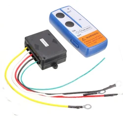 Treuil électrique sans fil pour voiture, télécommande avec transmetteur manuel, Kit de remorque pour camion, Atv, Suv, 12V 