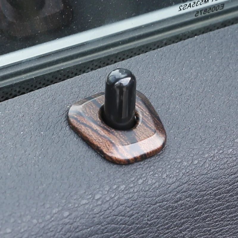 4 шт. для BMW X1 F48- ABS сосновый деревянный дверной замок накладка наклейки автомобильные аксессуары для BMW X2 F47