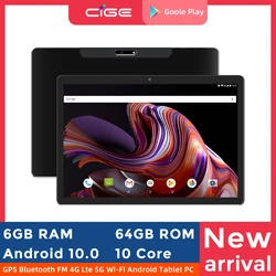 CIGE – tablette PC de 10 pouces N9, MT6797, 10 cœurs, 1920x1200 IPS, Dual 4G Lte, 6 go de RAM, 64 go de ROM, Android 8.0, pour enfants 
