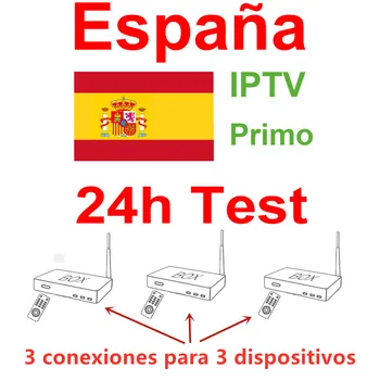 

New Spanish IPTV 3 Connection for 3 device Spain IPTV España m3u set top box smart tv android Ip tv box no app included
