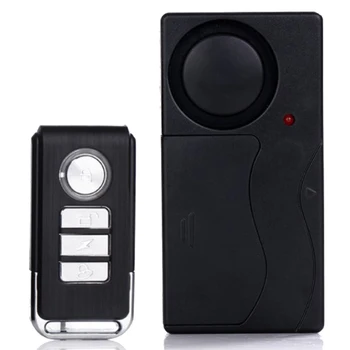 

1 Set Of Remote Control Bicycle Electric Vehicle S Afety Vibration Warning Alarm System Bicycle Anti-Lost Reminder