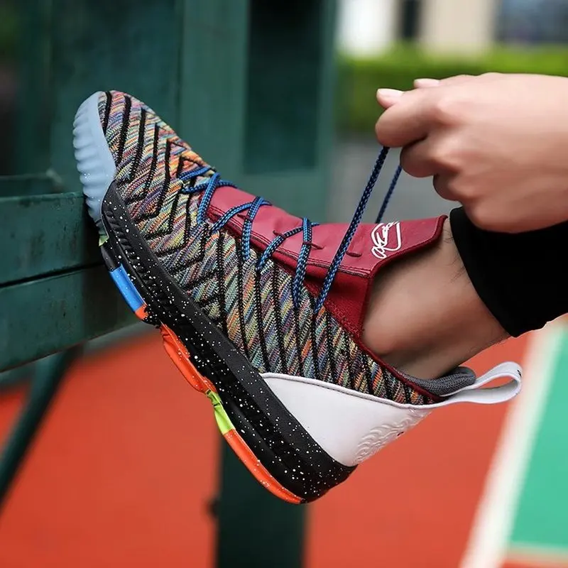 

2019 New Basketball Shoes Lebron Shoes for Men Women High-Top Jordans Breathable Nonslip Sneakers Shockproof Mens Sports Shoes